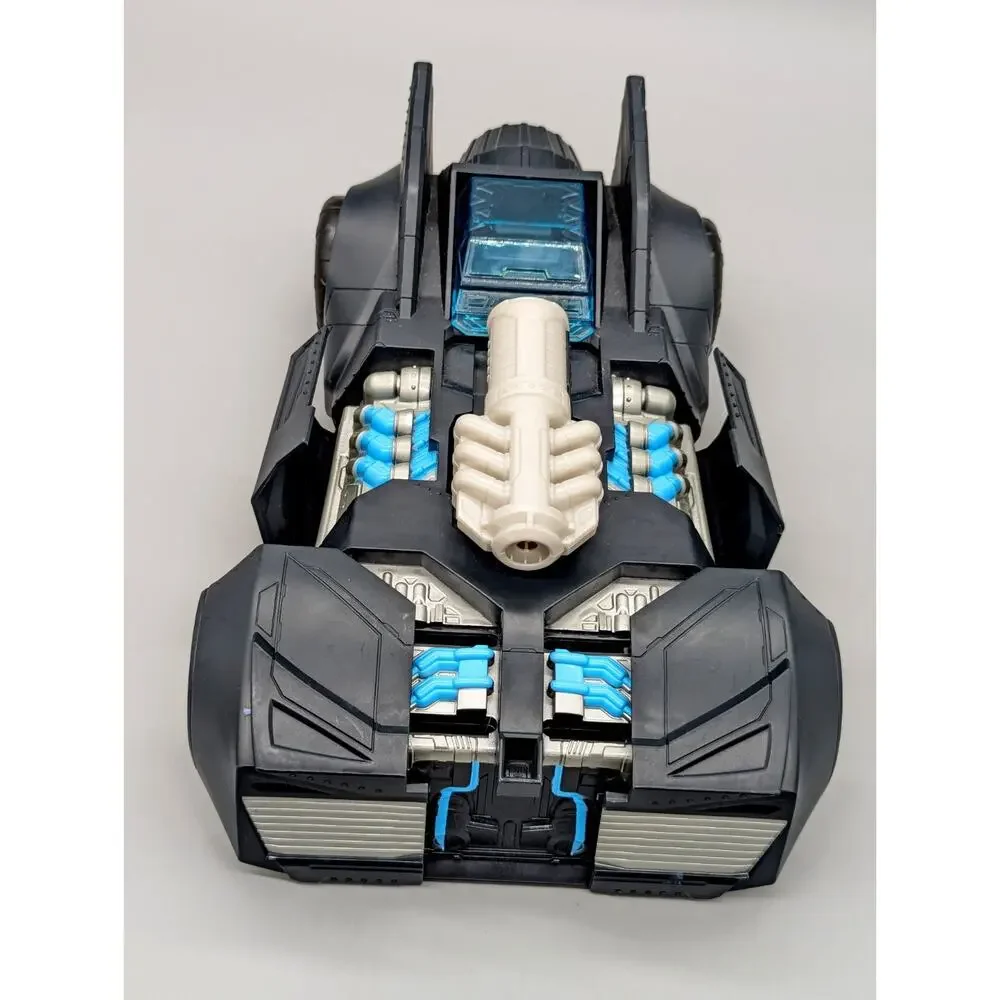 DC Comics Batman Tech Defender Batmobile Transforming Vehicle Blaster Launcher